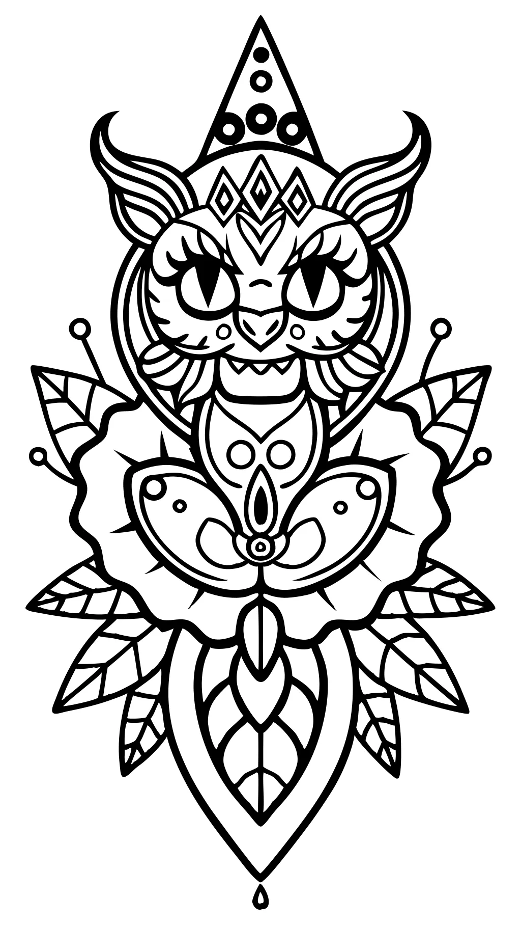 coloriages de tatouage imprimables